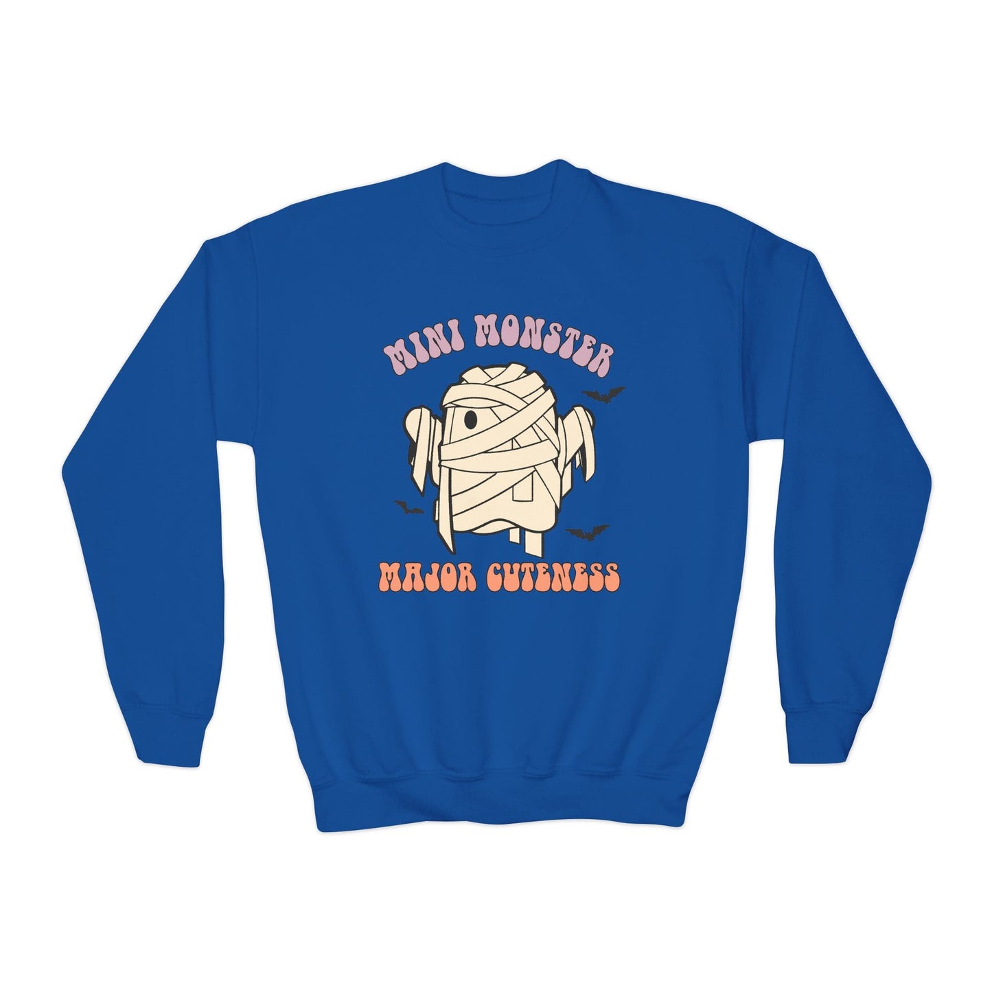 Mini Monster Major Cuteness Halloween Sweatshirt Royal / XS gift_idea unique_gift personalised_gift