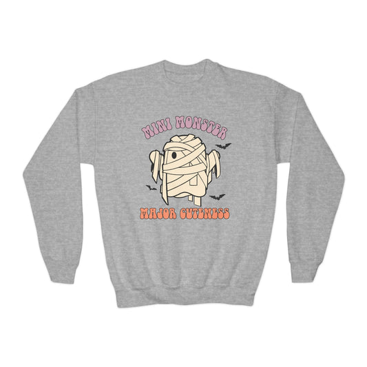 Mini Monster Major Cuteness Halloween Sweatshirt Sport Grey / XS gift_idea unique_gift personalised_gift