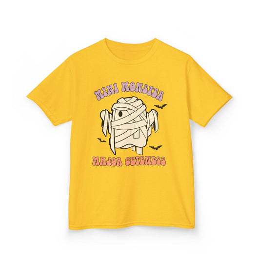 Mini Monster Major Cuteness Kids Halloween T-Shirt Daisy / XS gift_idea unique_gift personalised_gift
