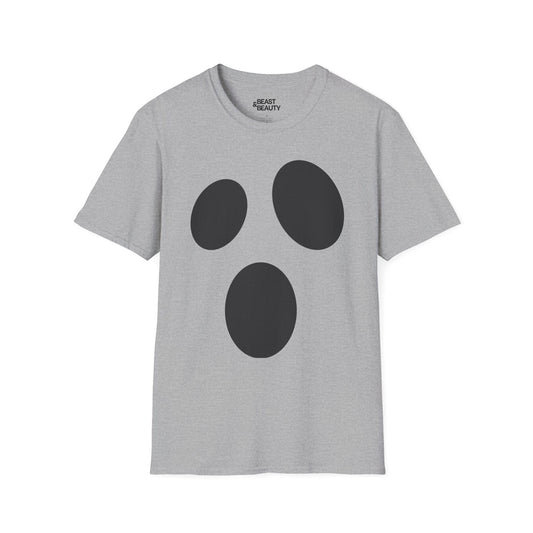 Minimalist Ghost Face Halloween T-Shirt Sport Grey / S gift_idea unique_gift personalised_gift