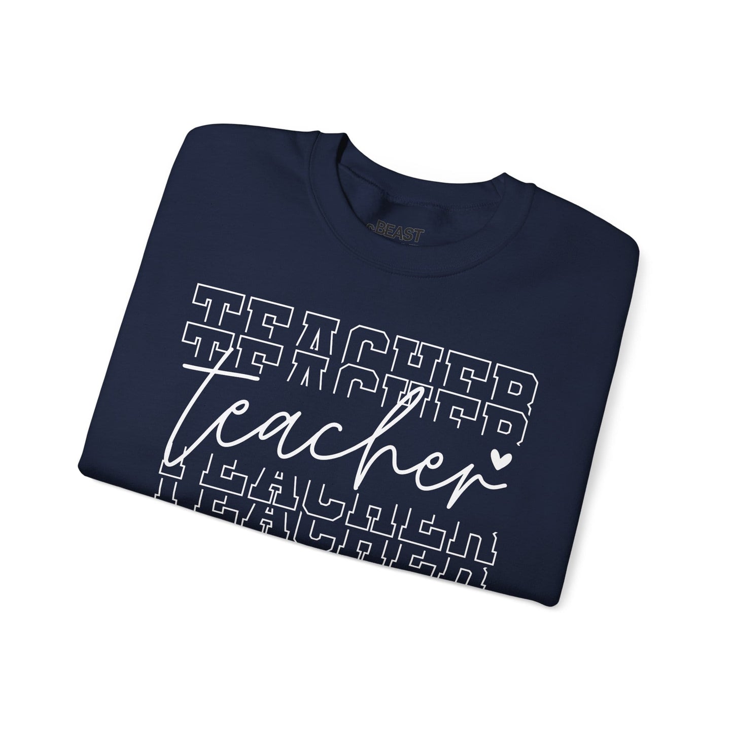 Minimalist Teacher Crewneck Sweatshirt – Cozy Classroom Style gift_idea unique_gift personalised_gift