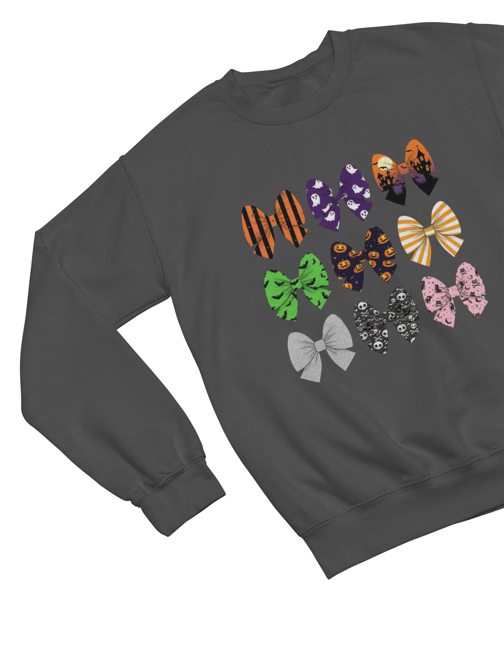 Halloween Bows Sweatshirt | Spooky Coquette Autumn Jumper