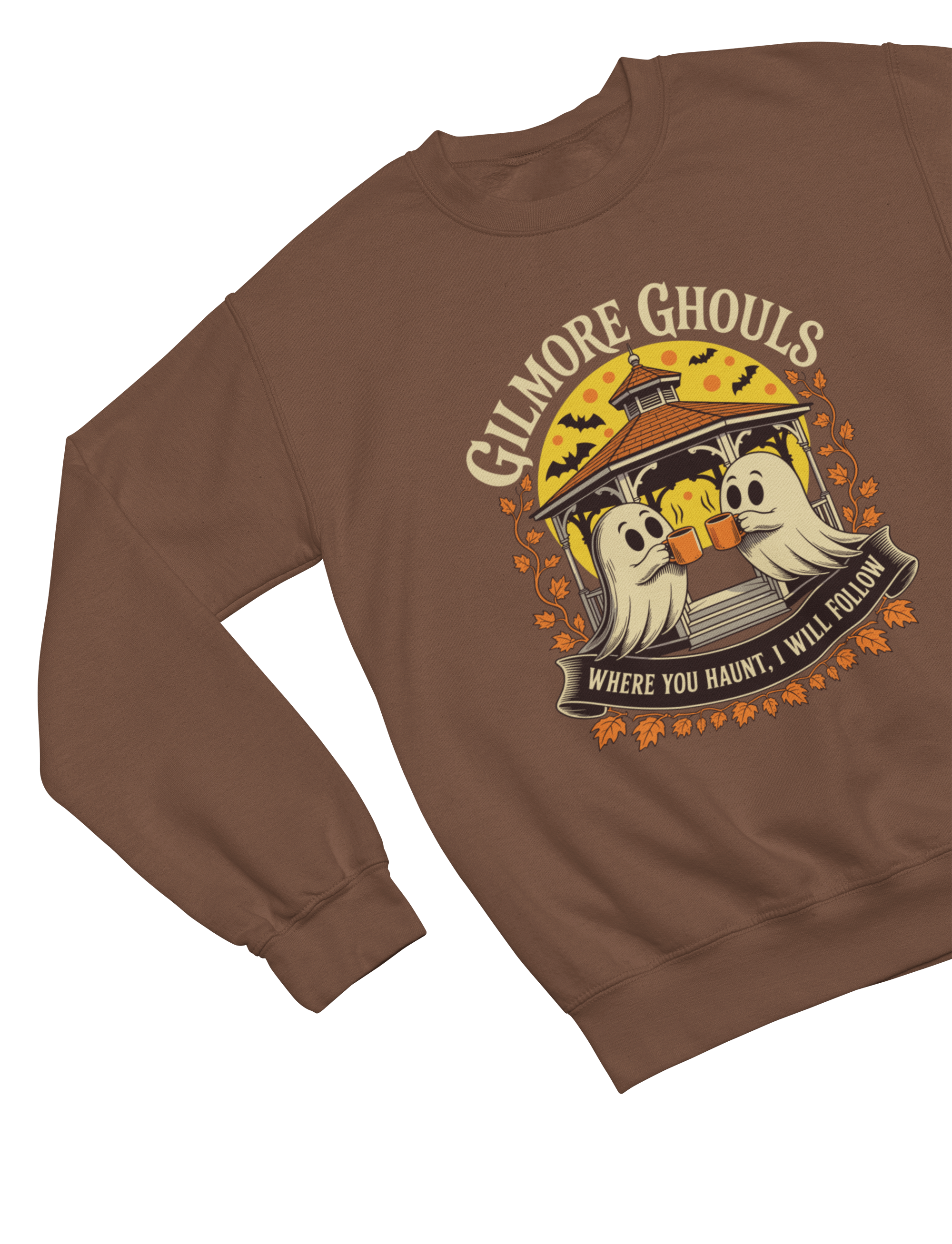 Gilmore Ghouls Halloween Sweatshirt | Cozy Autumn Ghost Jumper