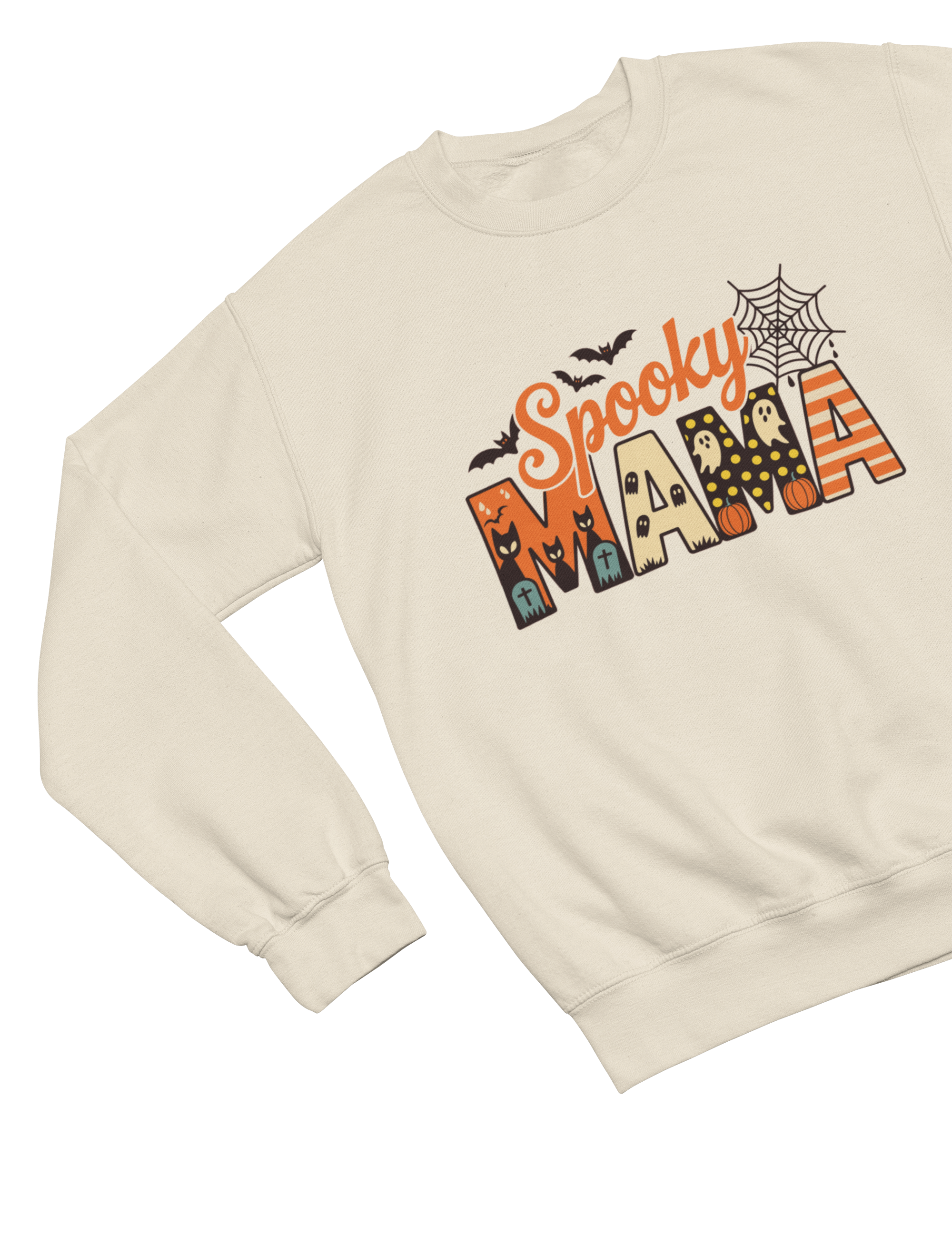 Spooky Mama Halloween Sweatshirt | Fun Mum Autumn Jumper