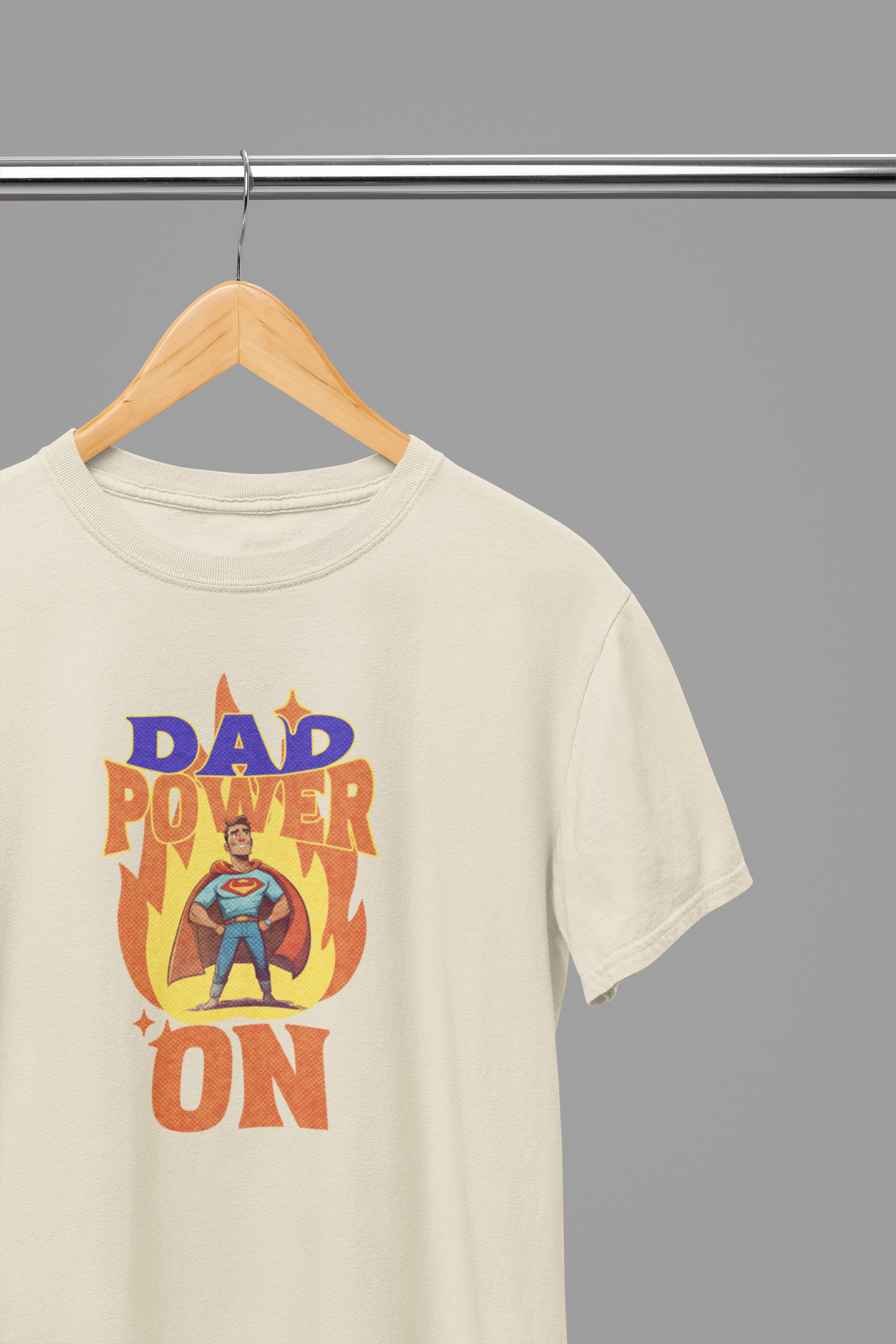 Dad Power On Fathers Day T-Shirt/Sweatshirt