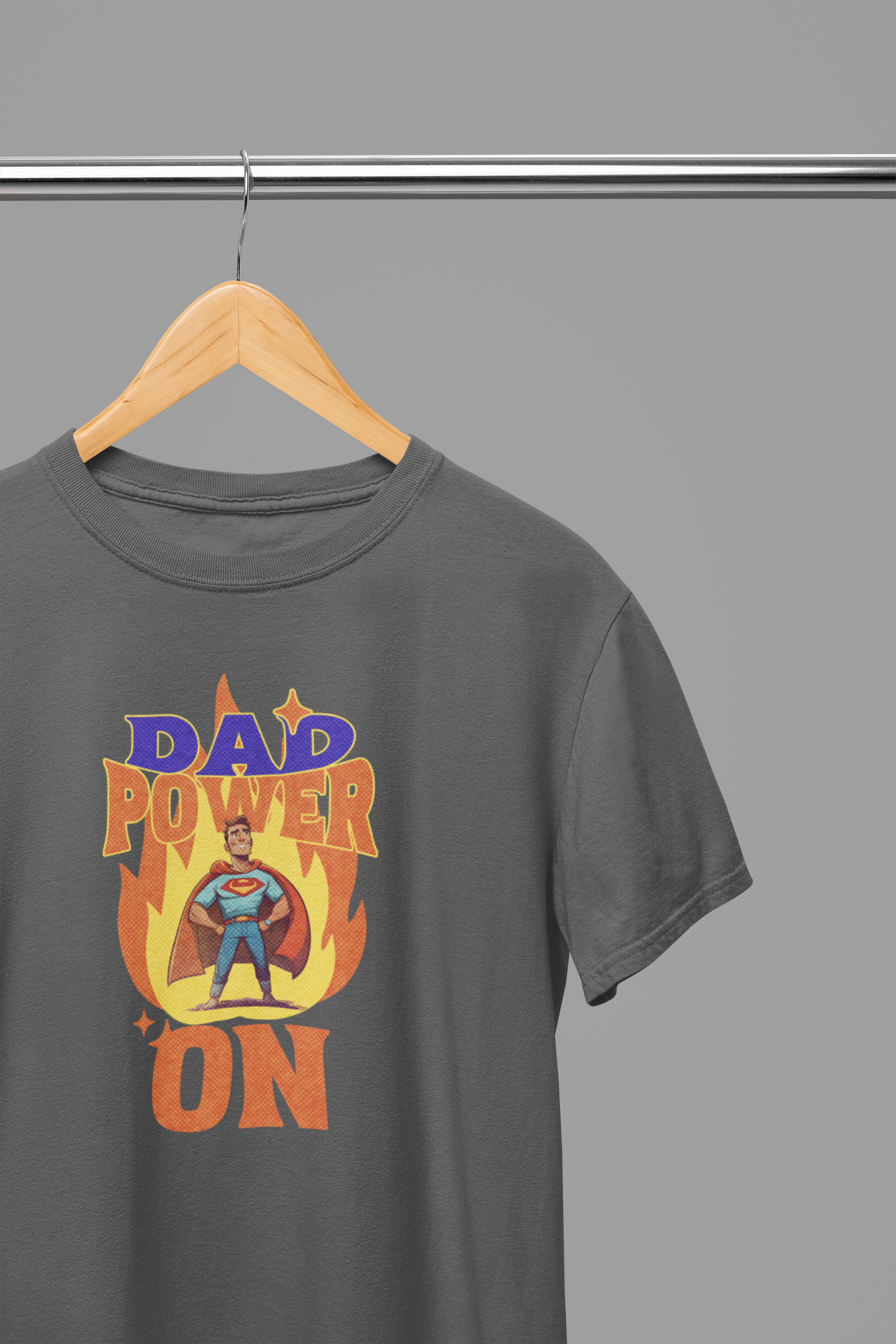 Dad Power On Fathers Day T-Shirt/Sweatshirt