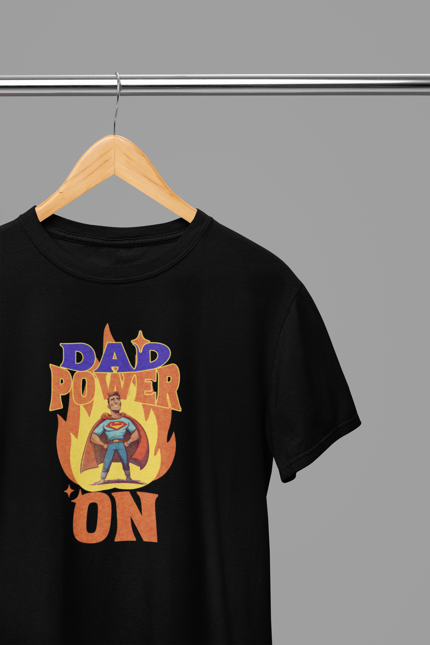 Dad Power On Fathers Day T-Shirt/Sweatshirt