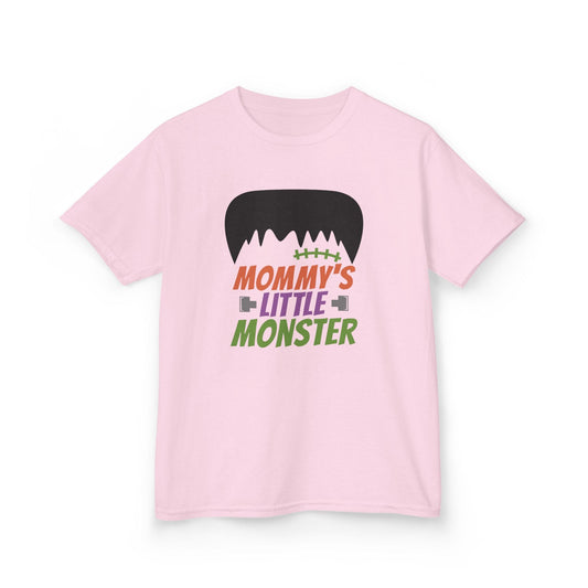 Mommy’s Little Monster Halloween Kids T-Shirt Light Pink / XS gift_idea unique_gift personalised_gift