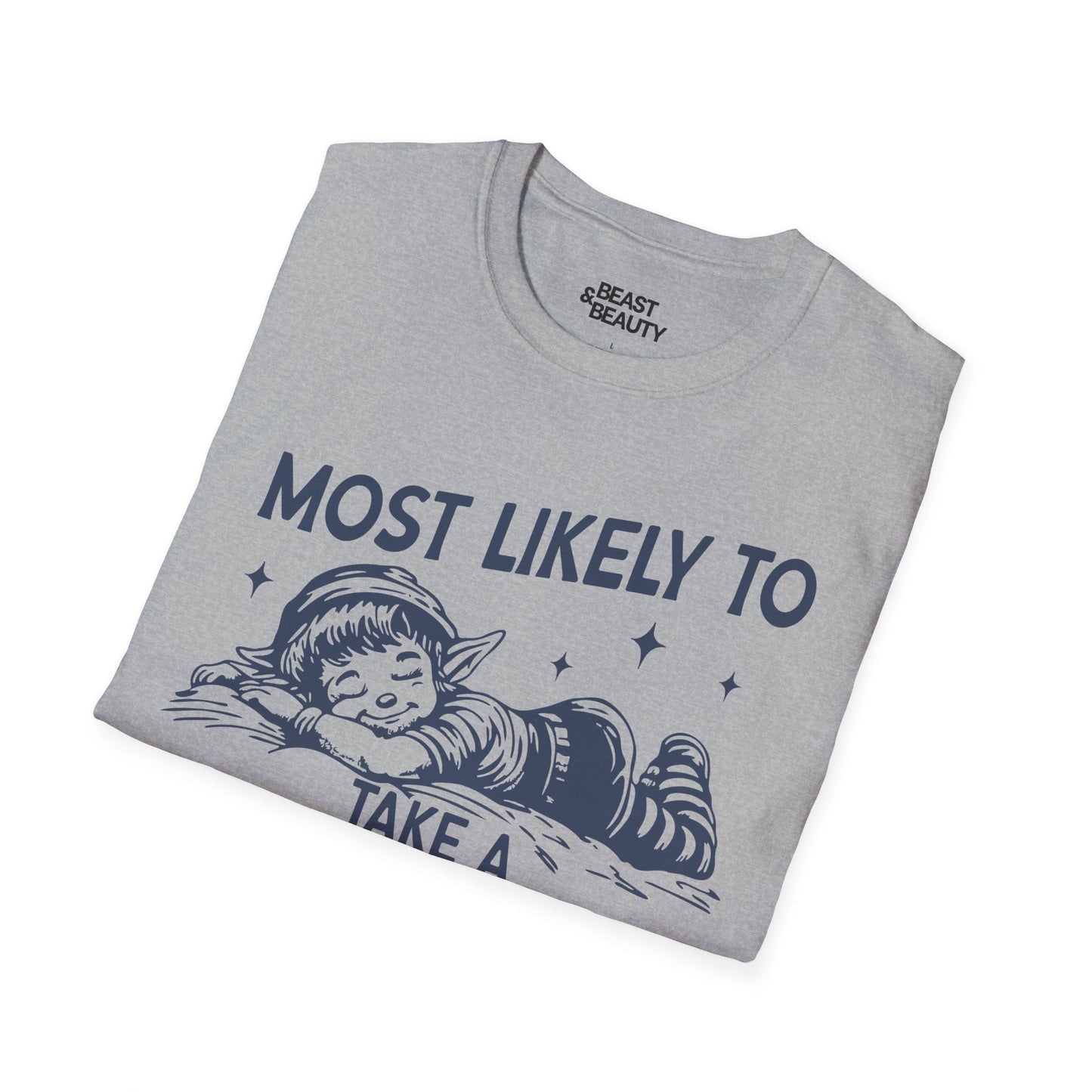 most likely to take a christmas nap t-shirt t-shirt uk Christmas gift idea image 6