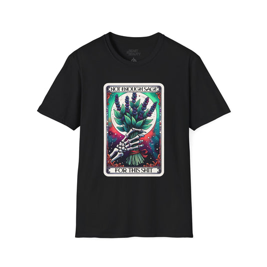 Not Enough Sage For This Shit Tarot T-Shirt Black / S gift_idea unique_gift personalised_gift