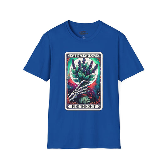 Not Enough Sage For This Shit Tarot T-Shirt Royal / S gift_idea unique_gift personalised_gift