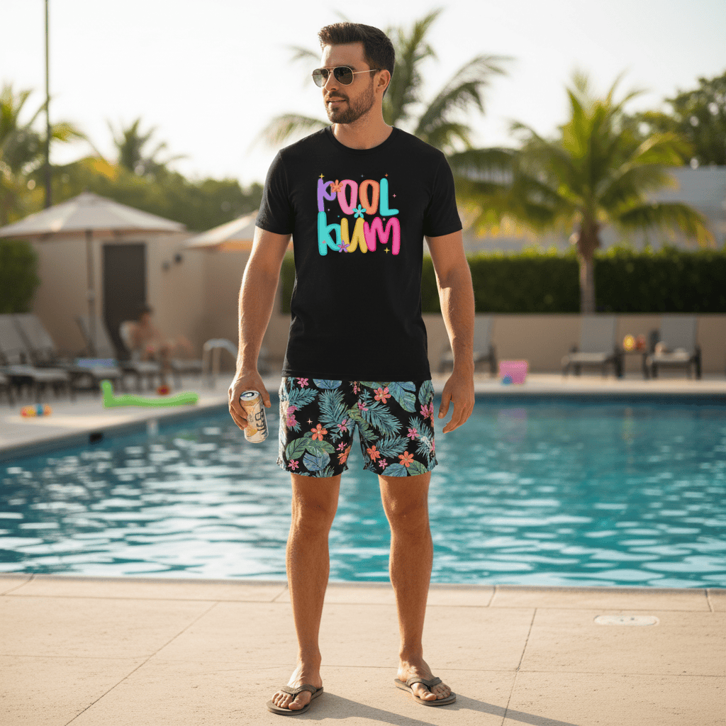 Pool Bum T-Shirt gift_idea unique_gift personalised_gift