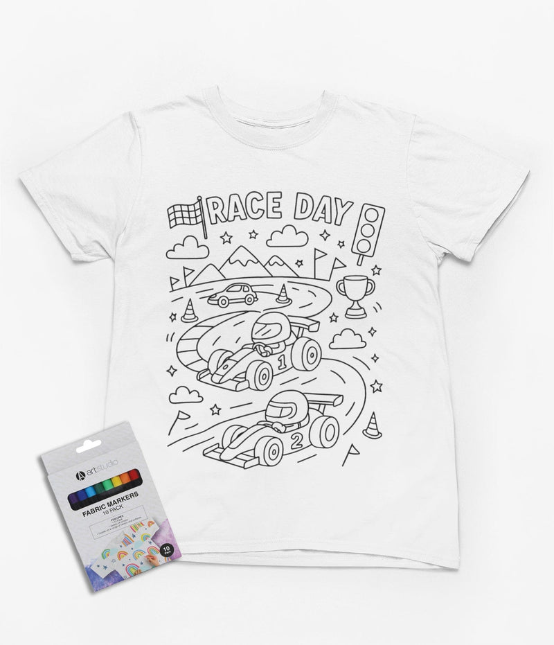 Race Day Colour-In T-Shirt