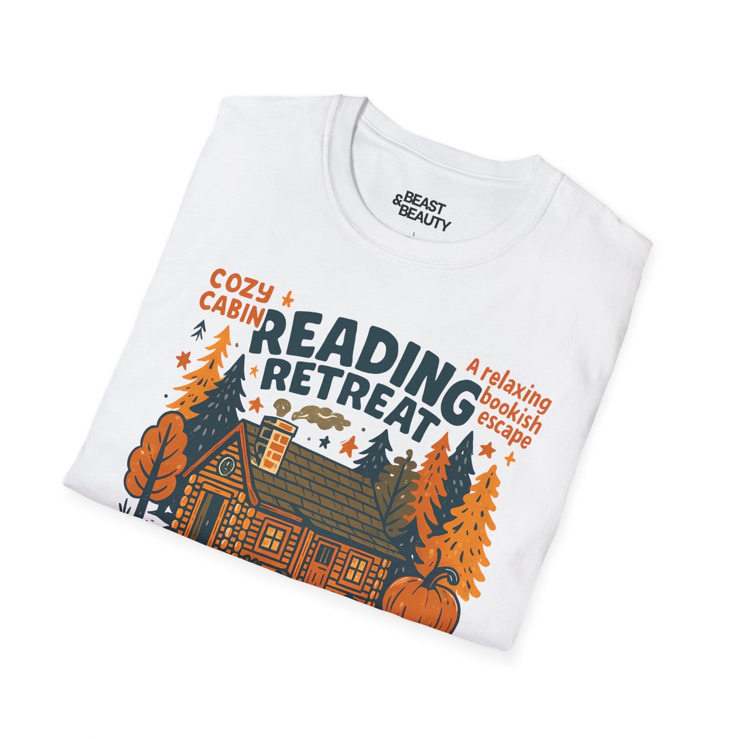 reading retreat cozy cabin t-shirt t-shirt uk book lover gift idea image 6