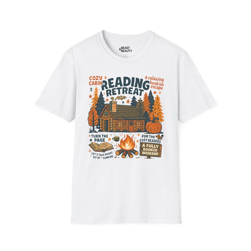 Lese-Retreat Gemütliche Hütte T-Shirt