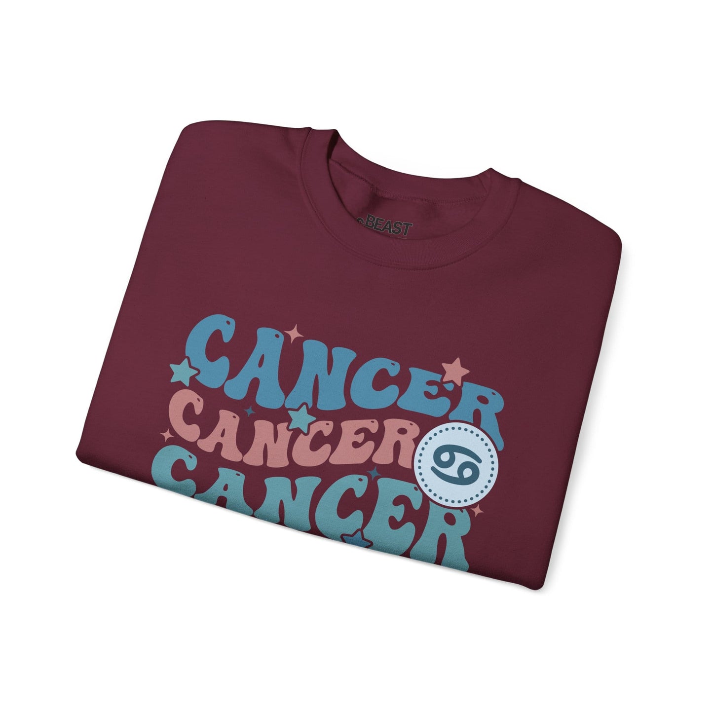Retro Cancer Zodiac Sign Adult Sweatshirt gift_idea unique_gift personalised_gift