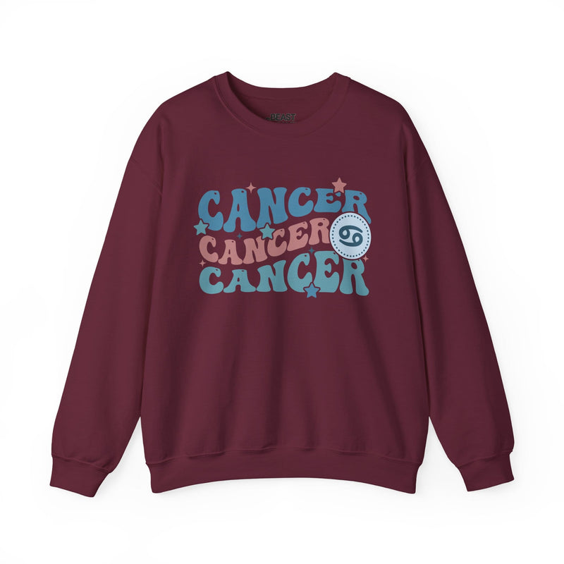 Retro Cancer Zodiac Sign Sweatshirt
