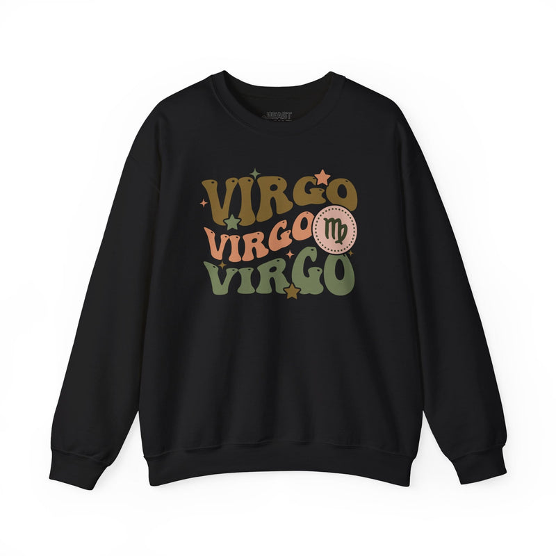 Sudadera de adulto con signo zodiacal de Virgo retro