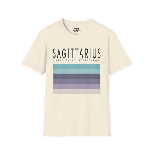 Sagittarius Zodiac Graphic T-Shirt Natural / M gift_idea unique_gift personalised_gift