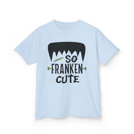 So Franken Cute Halloween Kids T-Shirt Light Blue / XS gift_idea unique_gift personalised_gift