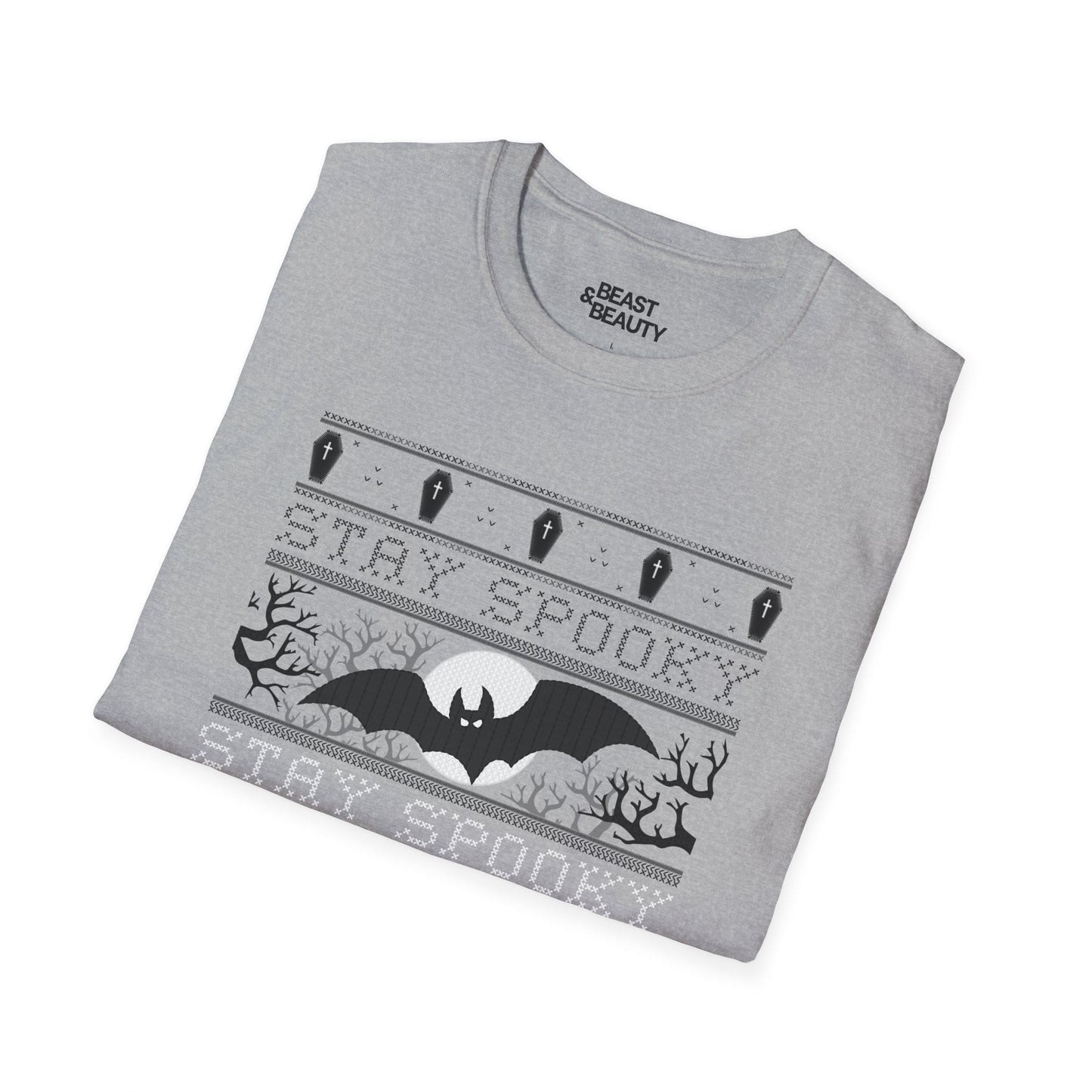Stay Spooky Bat Halloween Graphic T-Shirt for Adults gift_idea unique_gift personalised_gift