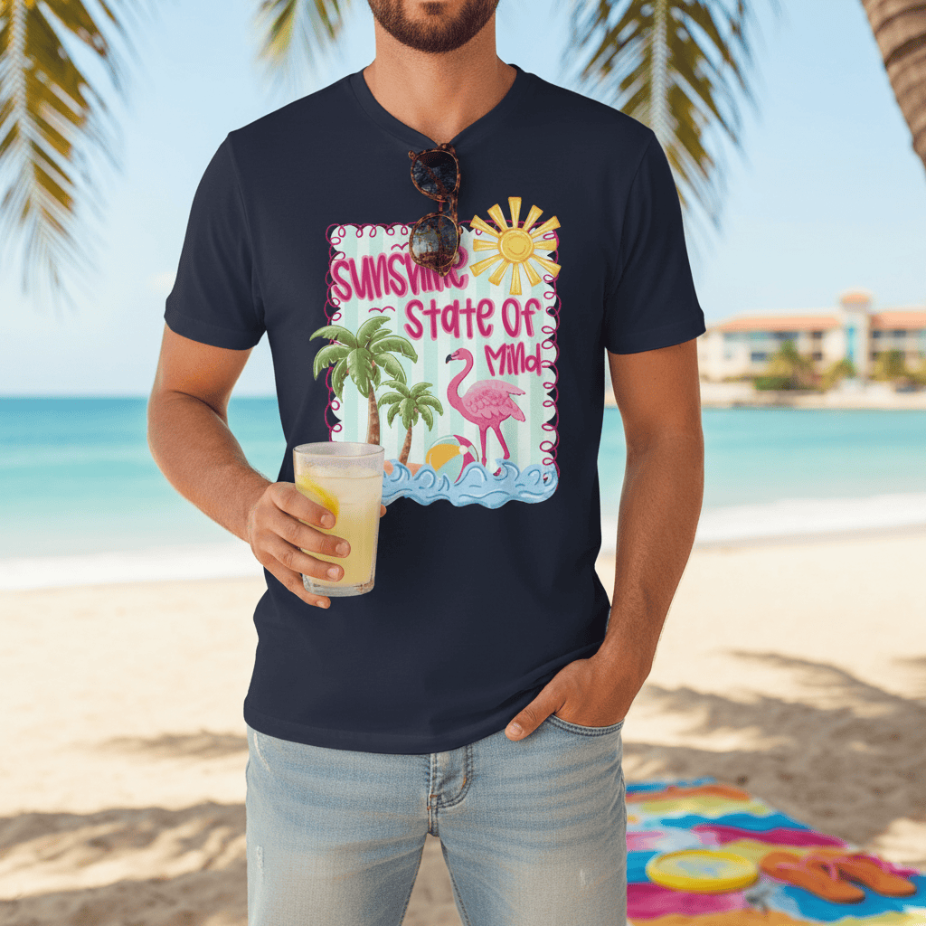 Sunshine State of Mind T-Shirt gift_idea unique_gift personalised_gift