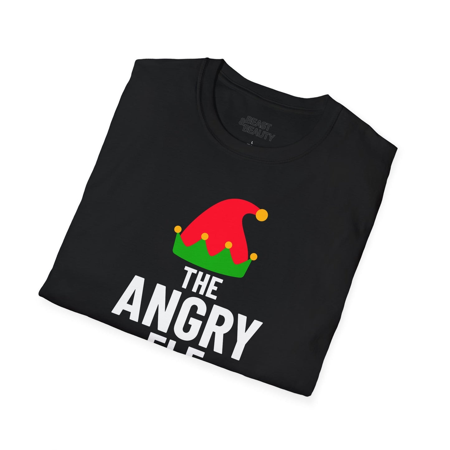 the angry elf christmas t-shirt t-shirt uk Christmas gift idea image 6