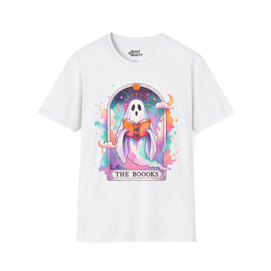 The Books Ghost Tarot T-Shirt White / S gift_idea unique_gift personalised_gift