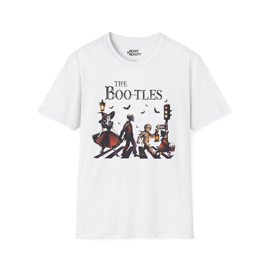 The Bootles Funny Halloween Parody Graphic T-Shirt White / S gift_idea unique_gift personalised_gift