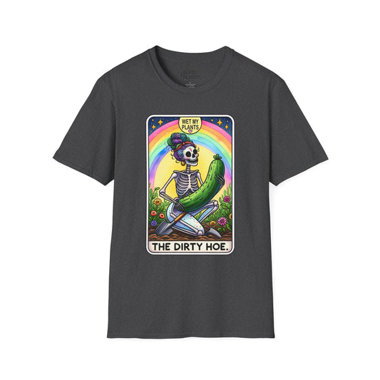 The Dirty Hoe Tarot Gardening T-Shirt Dark Heather / S gift_idea unique_gift personalised_gift