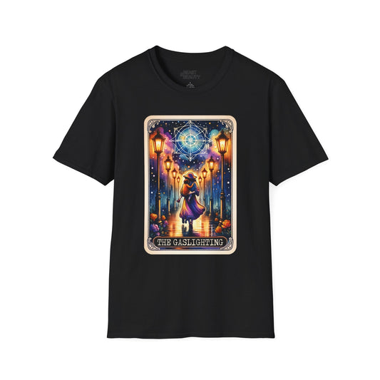 The Gaslighting Tarot Graphic T-Shirt Black / S gift_idea unique_gift personalised_gift