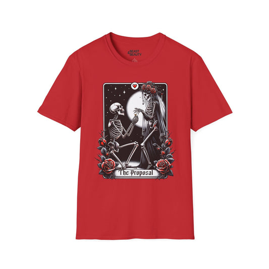 The Proposal Gothic Tarot T-Shirt Red / S gift_idea unique_gift personalised_gift
