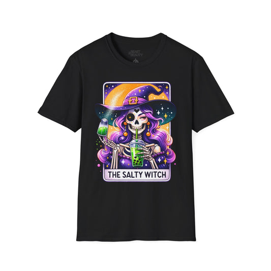 The Salty Witch Tarot Bubble Tea T-Shirt Black / S gift_idea unique_gift personalised_gift