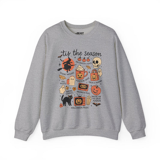 ’Tis The Season Halloween Sweatshirt Sport Grey / S gift_idea unique_gift personalised_gift
