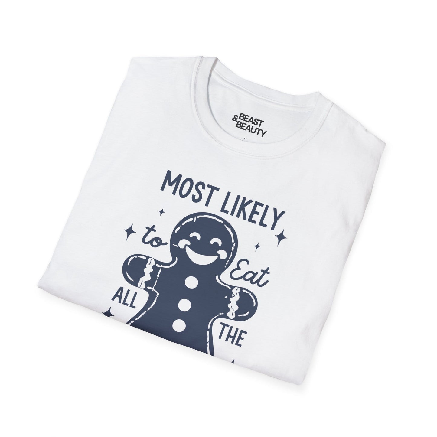 title most likely to eat all the christmas cookies t-shirt t-shirt uk Christmas gift idea image 5