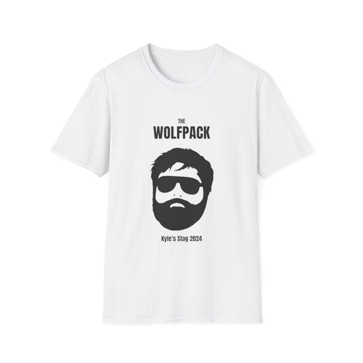 Personalised Wolfpack stag t-shirt