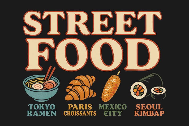 Street Food Clothing Gifts – Bold Tees & Sweatshirts for UK Foodies