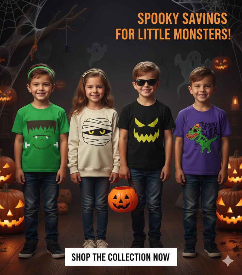 Kidas Halloween Sweatshirts and t-shirts