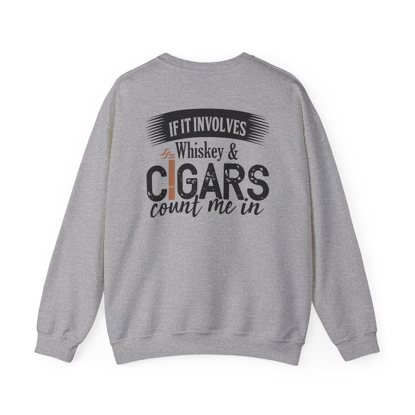 Whiskey and Cigars Sweatshirt Printify