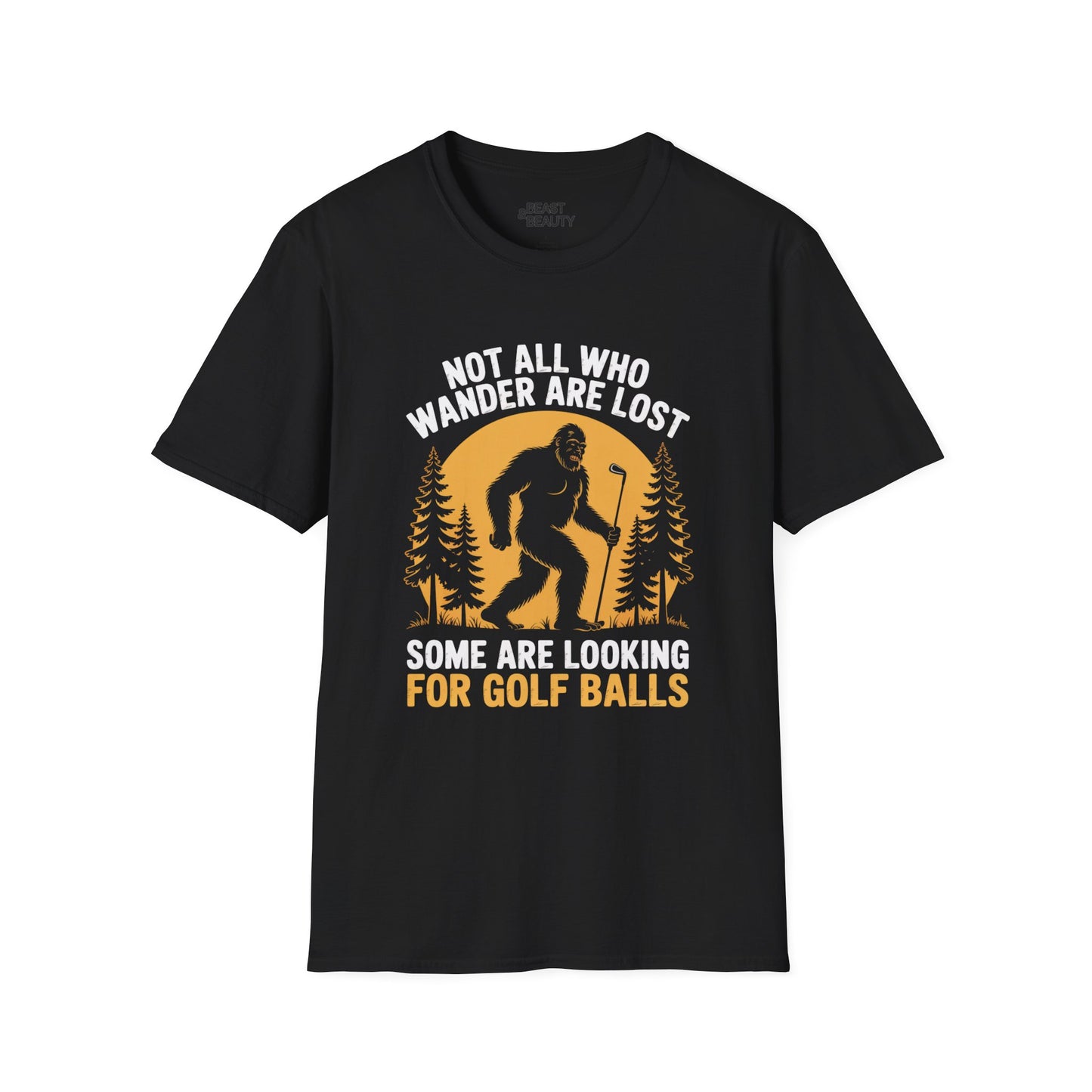 Not All Who Wander Are Lost Golf Dad T-Shirt Printify