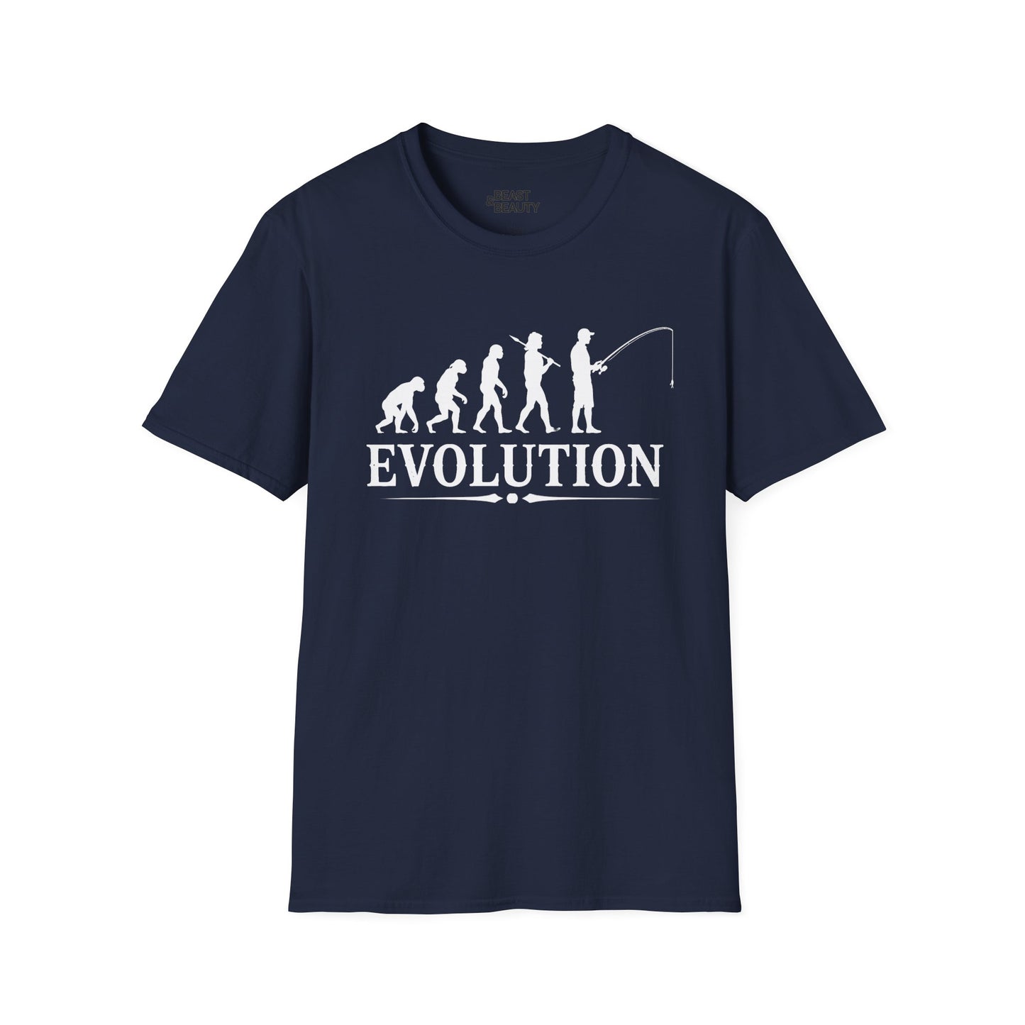 Fishing Evolution T-Shirt Printify