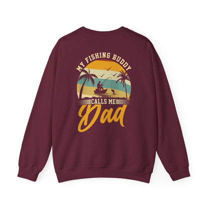 My Fishing Buddy Calls Me Dad Sweatshirt Printify