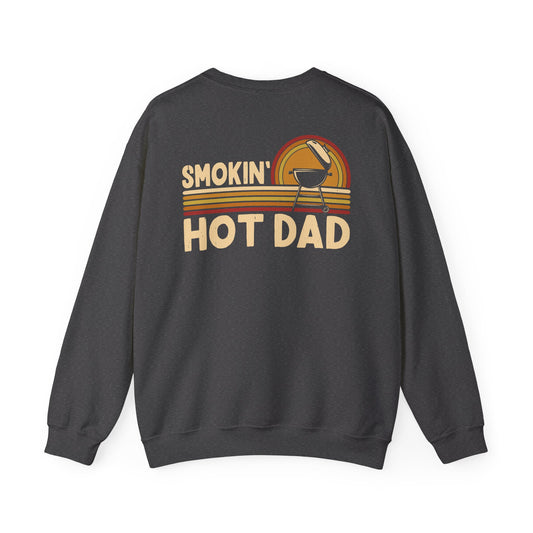 Smokin' Hot Dad BBQ Sweatshirt Printify