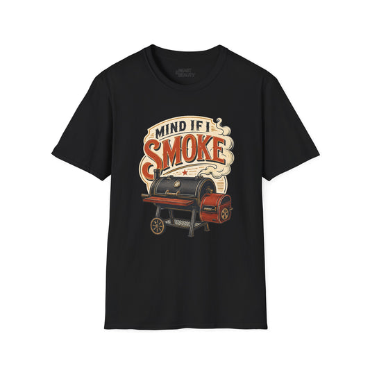 Mind If I Smoke BBQ Smoker Dad T-Shirt Printify