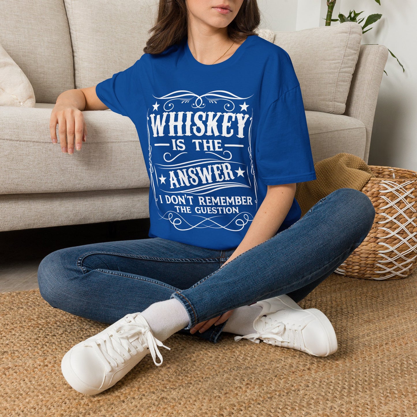 Whiskey Is the Answer T-Shirt Printify