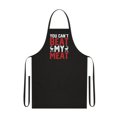 You Can't Beat My Meat BBQ Apron Printify