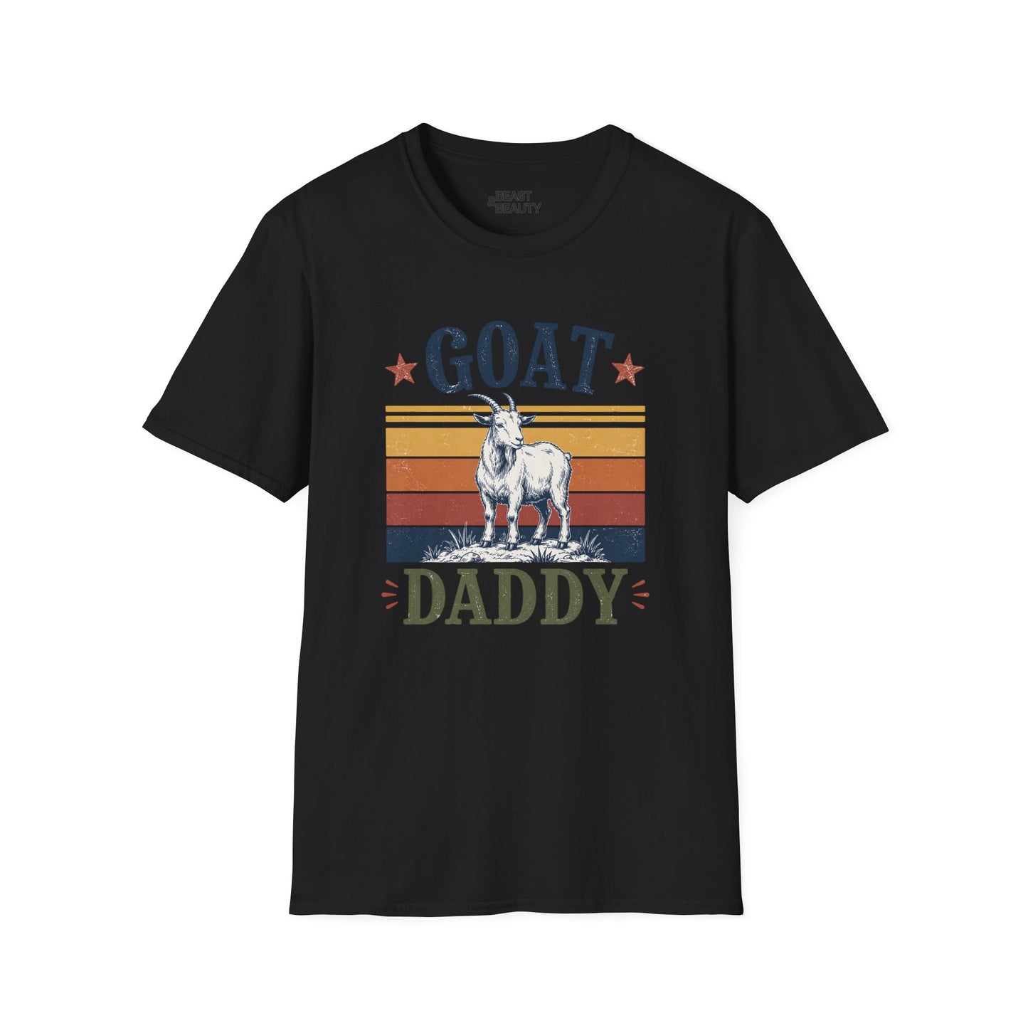 GOAT Daddy Vintage Father's Day T-Shirt Printify