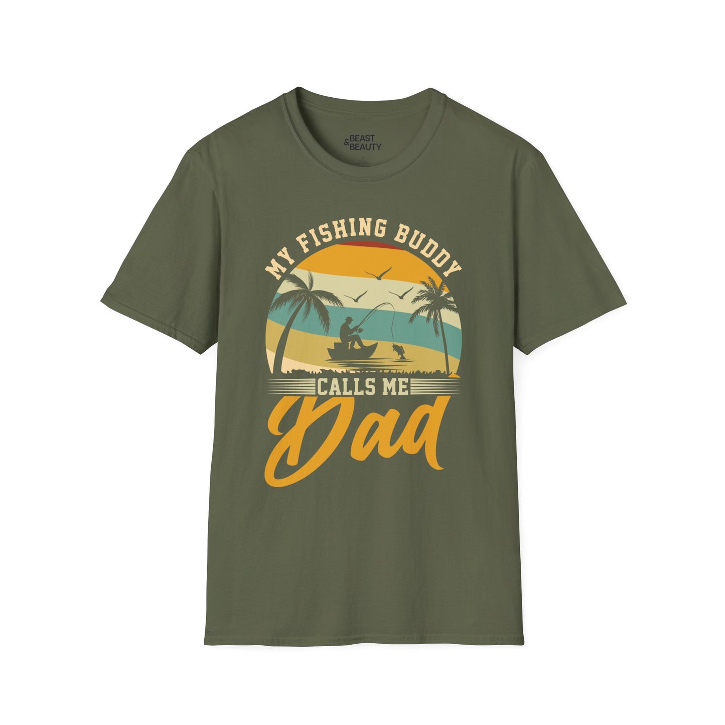 My Fishing Buddies Call Me Dad T-Shirt Printify