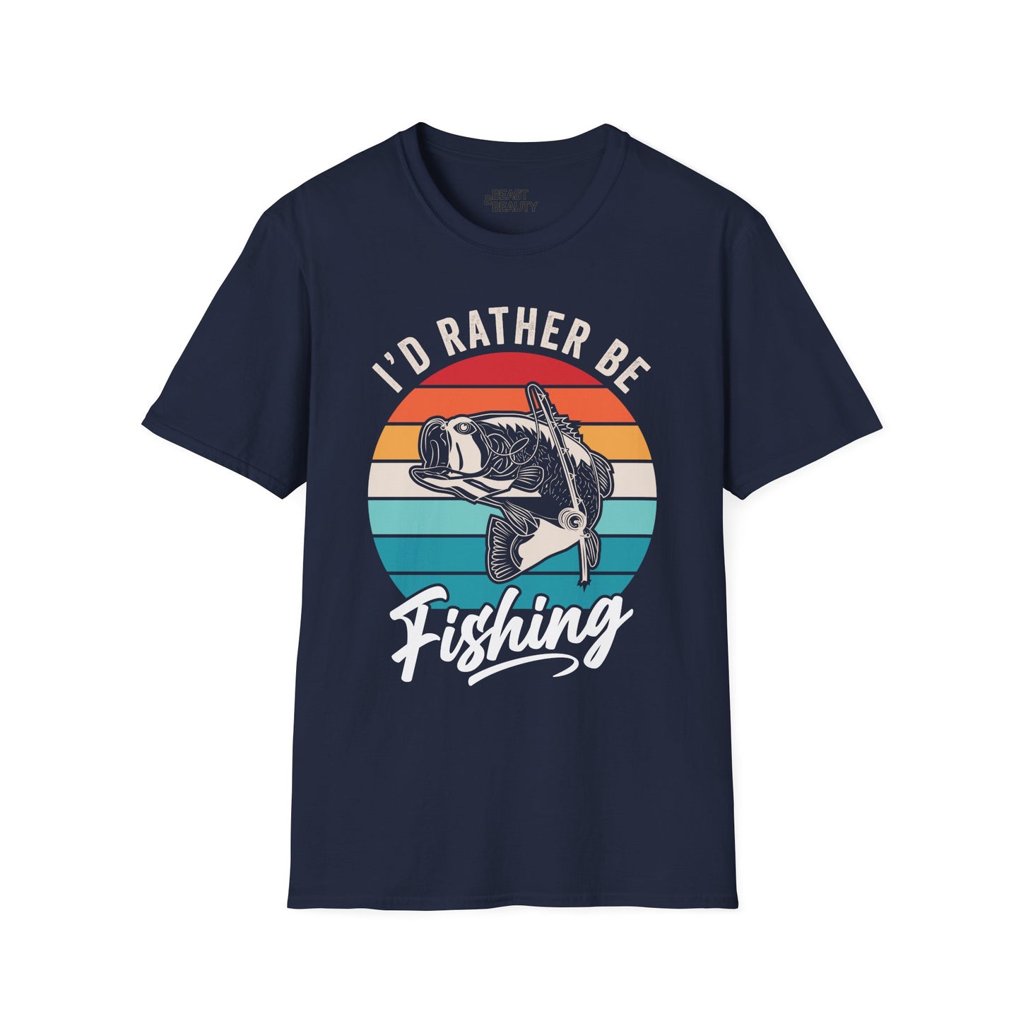 I'd Rather Be Fishing T-Shirt Printify