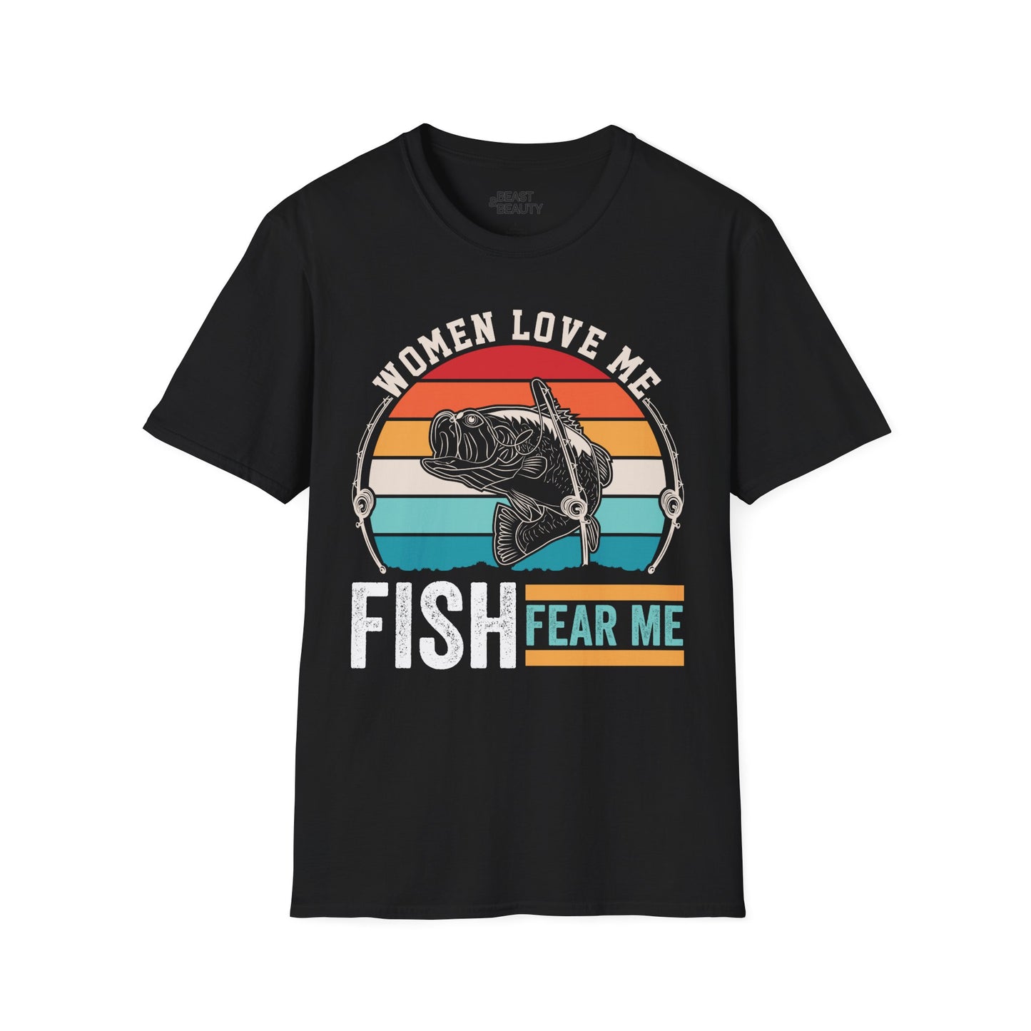 Women Love Me Fish Fear Me T-Shirt Printify